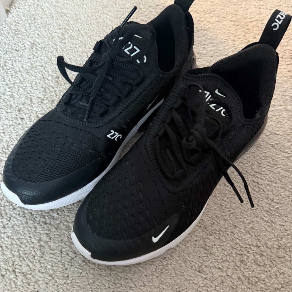 Nike Air Max 270 Black and White Sneakers - Picture 3 of 3